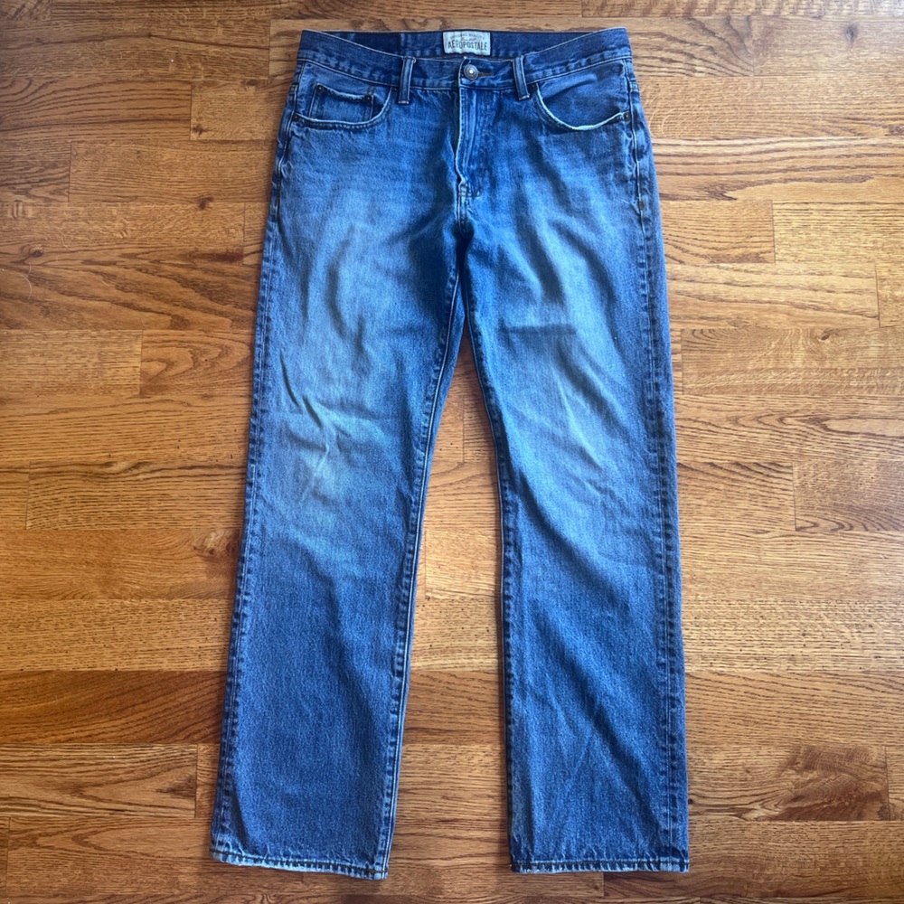 Aeropostale 32x32 Straight Blue Jeans